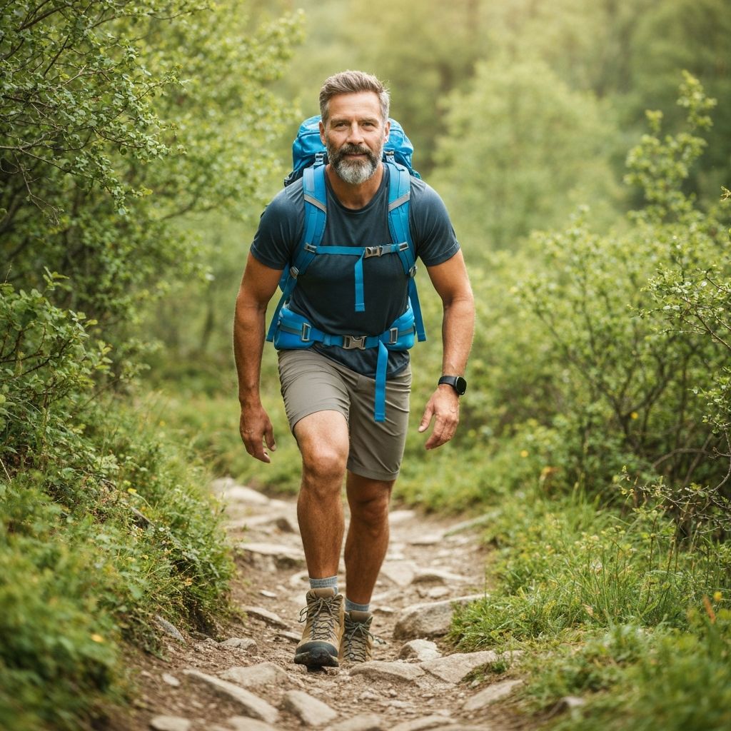 Kesehatan dan vitalitas pria yang aktif